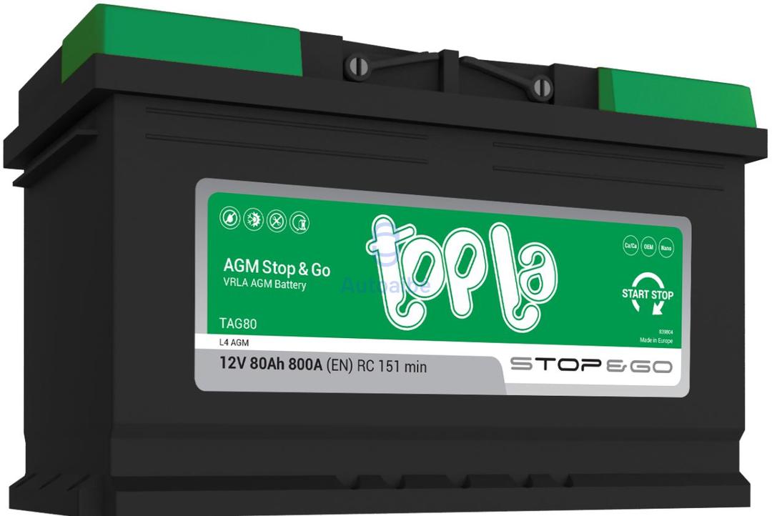 Аккумулятор topla 80ah