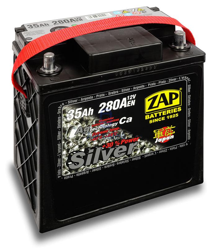 ZAP 53570 akumuliatorius 35AH 280A Silver 197x127x203 (-+) | Autoaibė